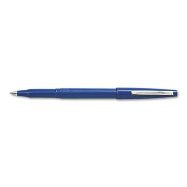 Inkinjection Rolling Writer Roller Ball Capped Pen  Blue Ink  Medium  Dozen IN193257